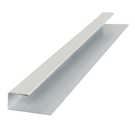 white metal j channel
